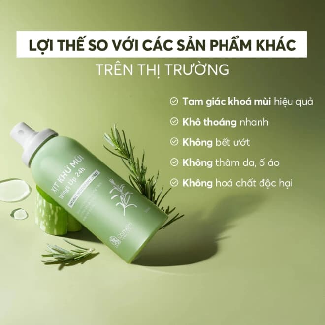 Xịt Khử Mùi Wings Up 24h Khử Mùi Hôi