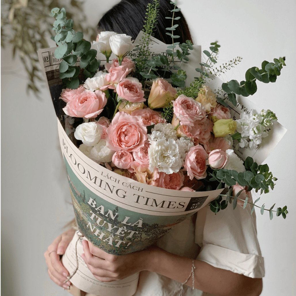 Bó Blooming times hồng polla - 1