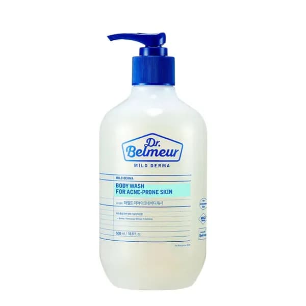 Sữa Tắm Giảm Mụn Lưng THE FACE SHOP Dr.Belmeur Mild Derma Body Wash For Acne-Prone Skin 500ml - 1